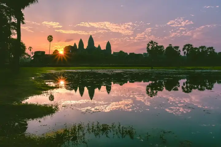 Vue d'Angkor Wat