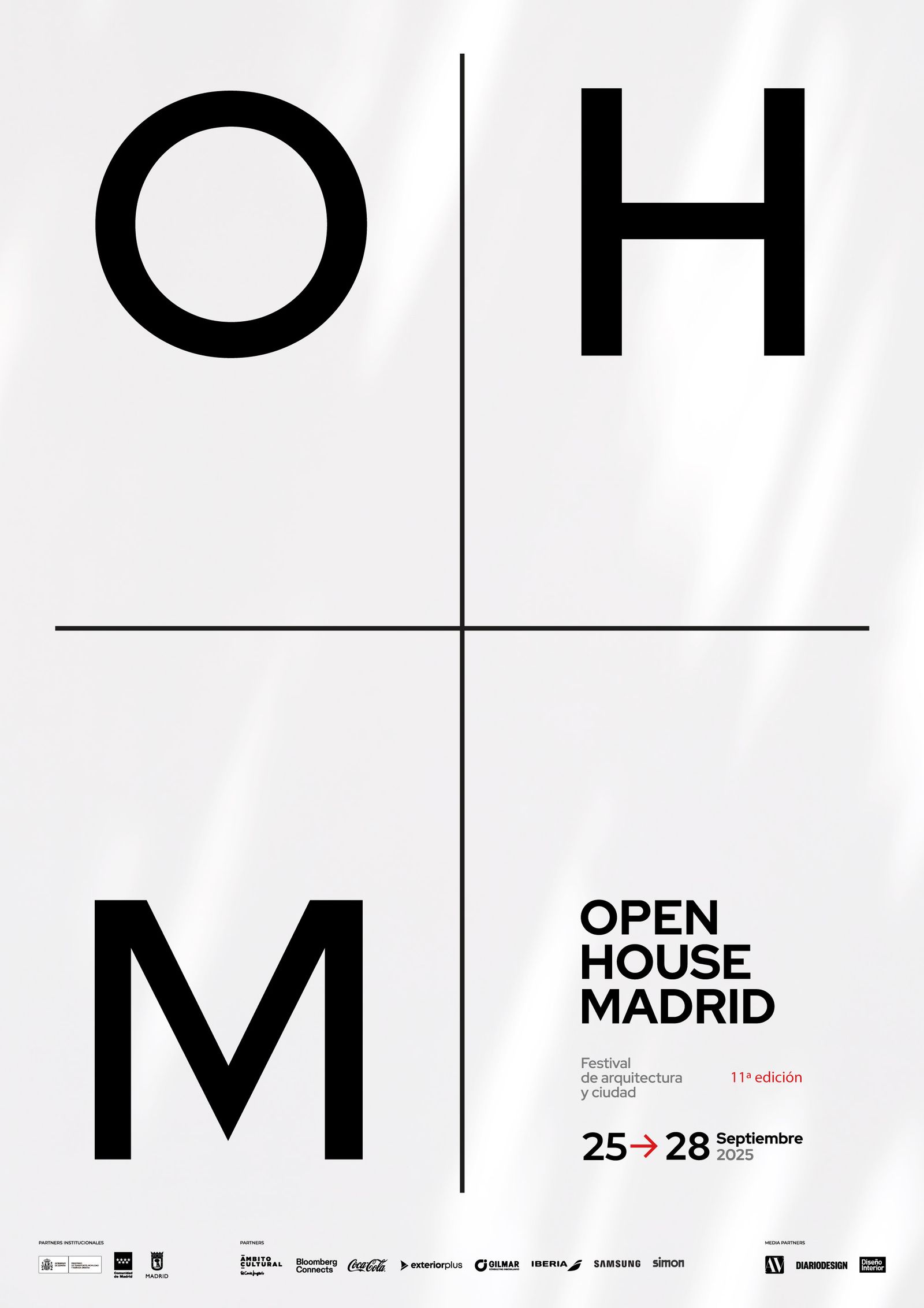 Affiche officielle du festival Open House 2025