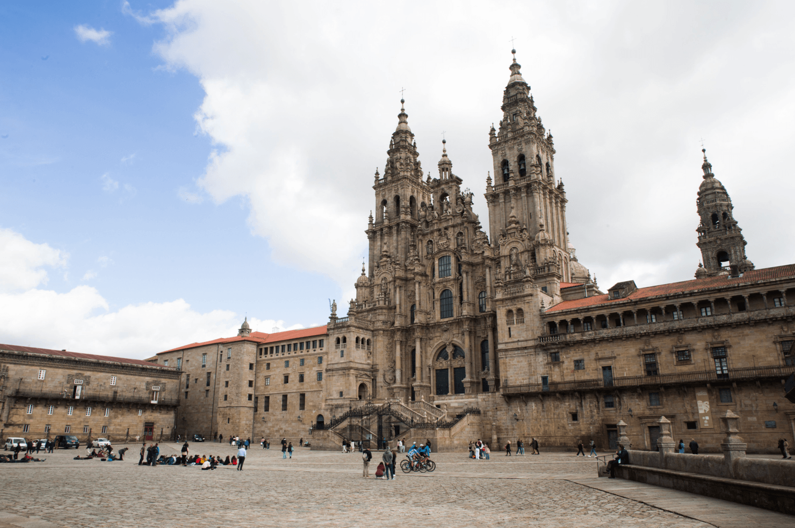Vue de la Cathédrale de Santiago de Compostelle