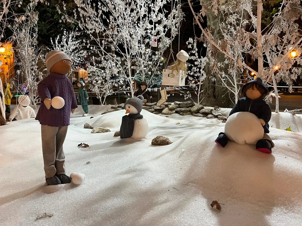 Décorations de Noël à Allariz
